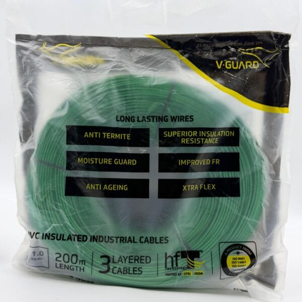 V-Guard FR Wire 200M – Flame Retardant Electrical House Wiring Cable